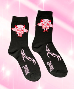 Lamby Black Unisex Socks