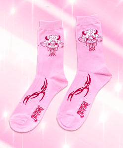 Lamby Pink Unisex Socks