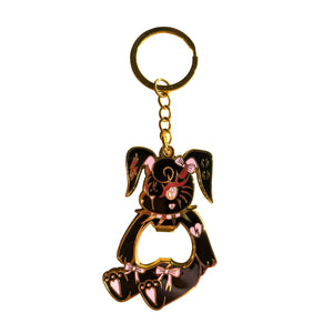 Thumpalina The Rabbit Bottle Opener Keychain Black Version