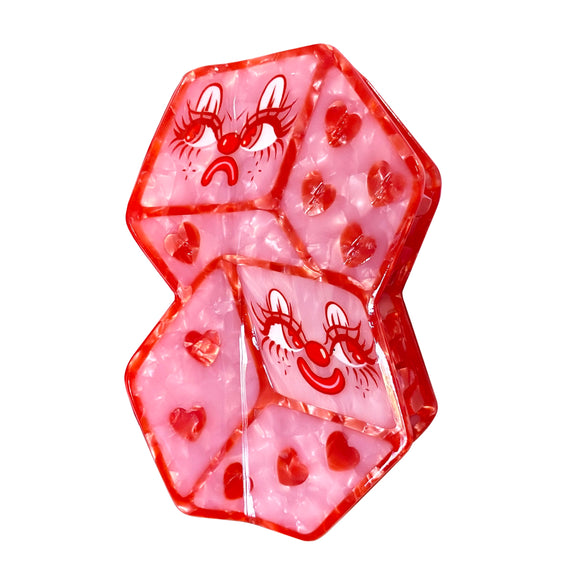 Creepy Gals Cutie Dice Hair Clip