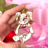 Thumpalina The Rabbit Bottle Opener Keychain White Version