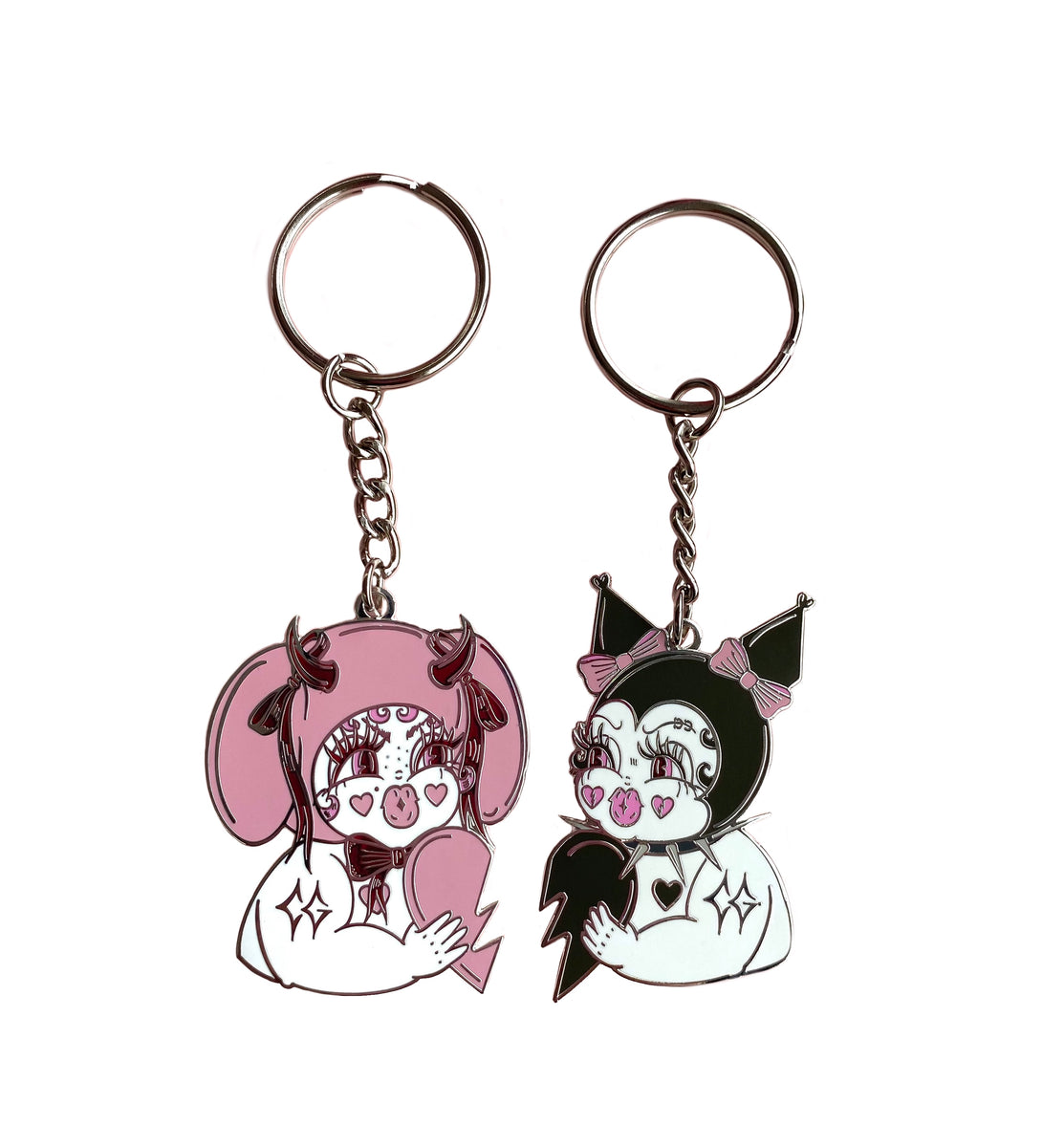 Best Friend Or Lover Keychain - My Lolly Dolly And Anton Laslay 