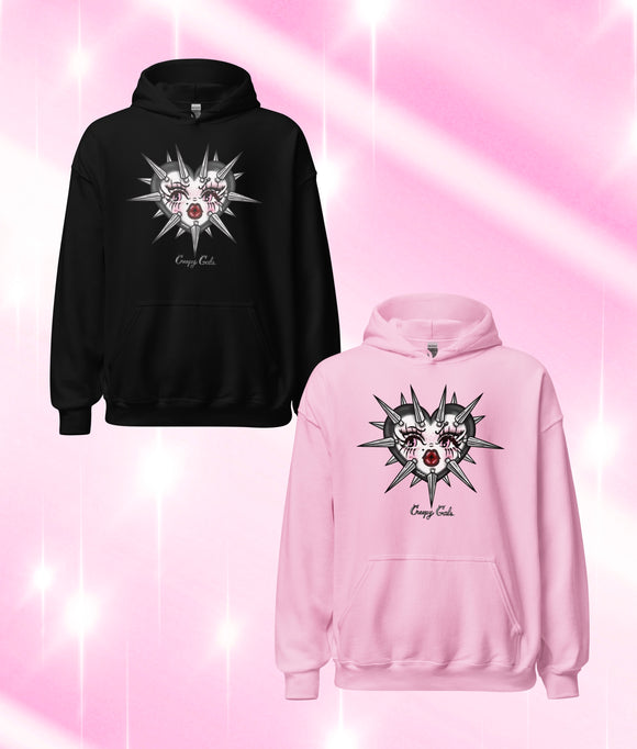 Goth Spiked Heart Unisex Hoodie