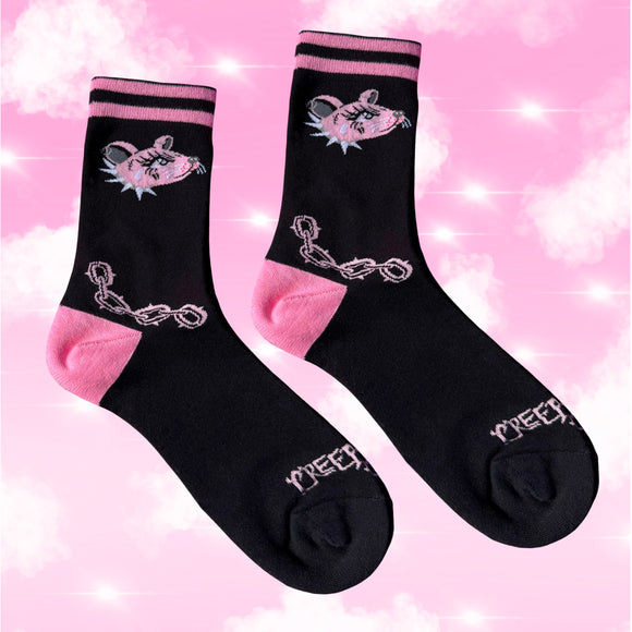 Cutie Rat Chain Socks