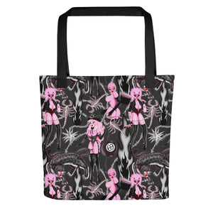 Goth Creepy Gals Tote Bag