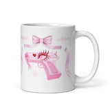 Squirt Gun White Glossy Mug