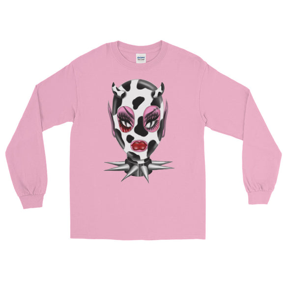 Cowprint Latex Daddy Unisex Long Sleeve Shirt